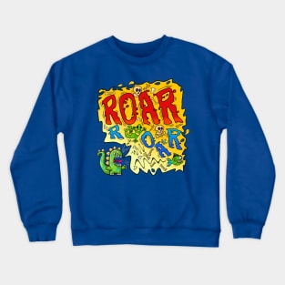 Small Dino Big Roar Crewneck Sweatshirt